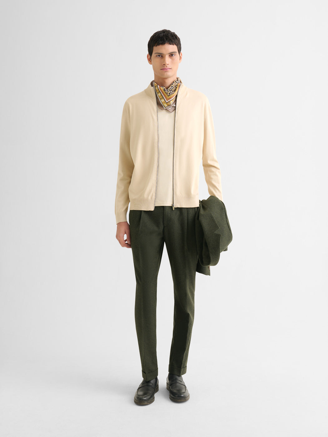 Cardigan zippé  en jersey - DEVRED 1902
