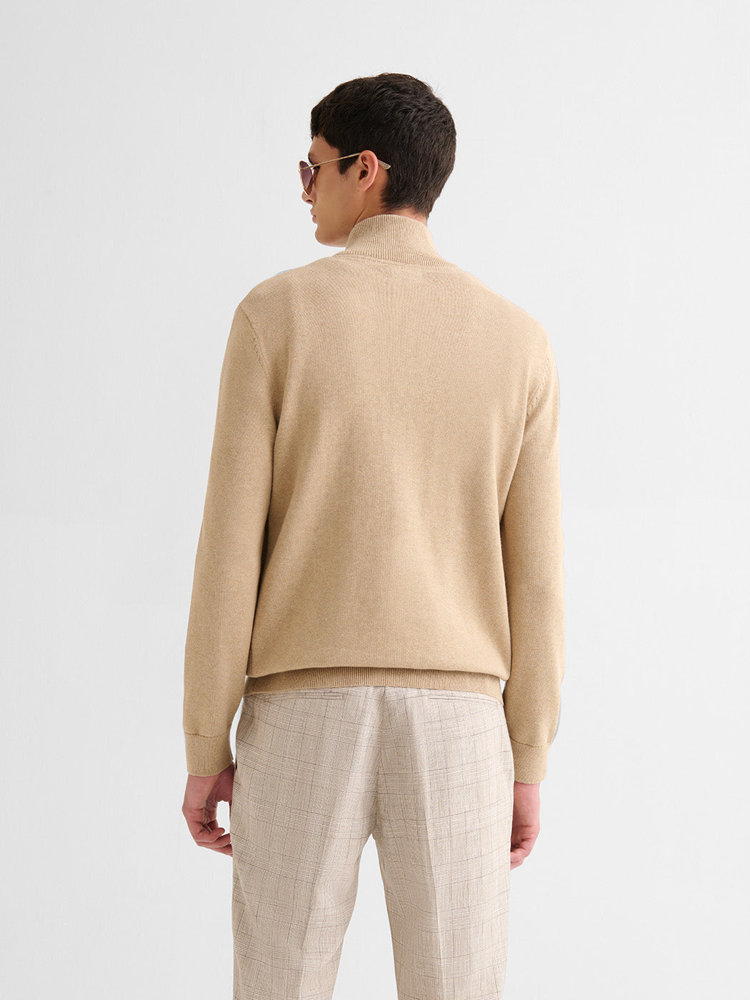Cardigan zippé en coton biologique - DEVRED 1902