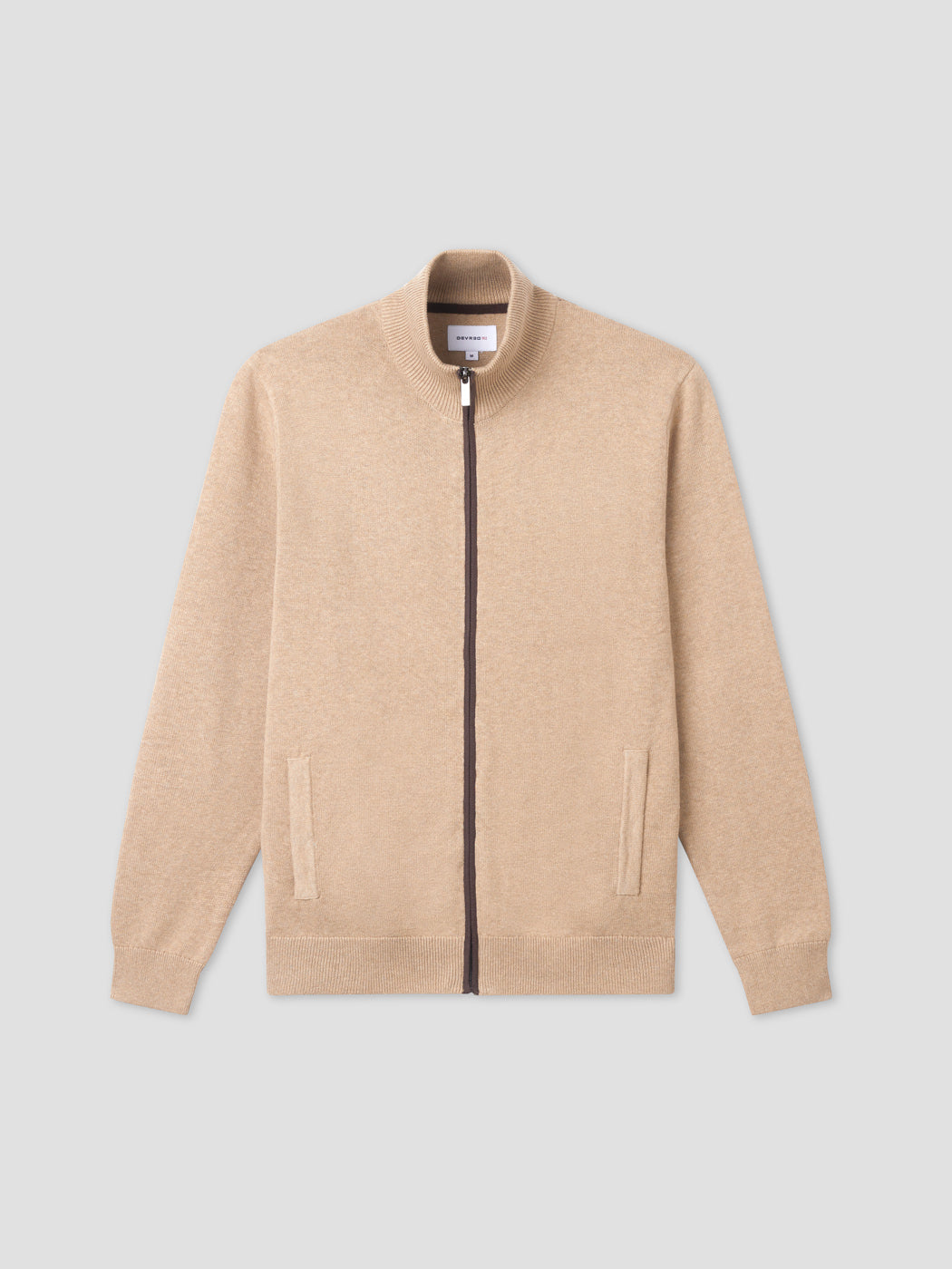 Cardigan zippé en coton biologique - DEVRED 1902