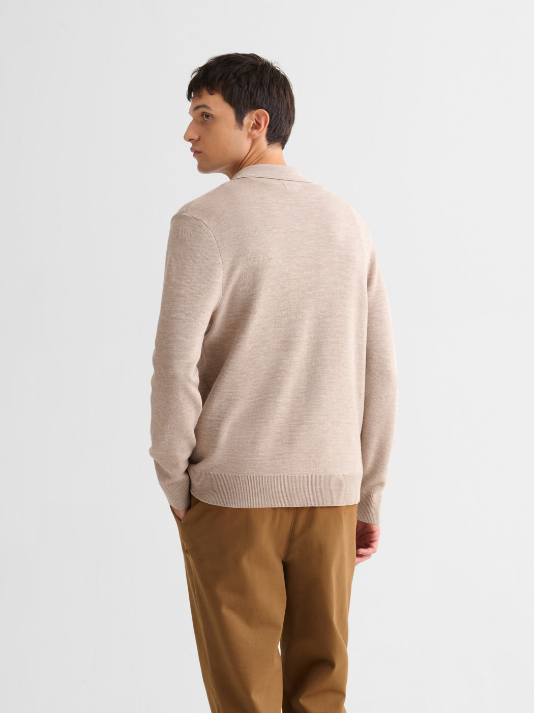 Cardigan boutonné en laine Mérinos - DEVRED 1902