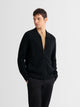 Cardigan zippé en laine Mérinos - DEVRED 1902