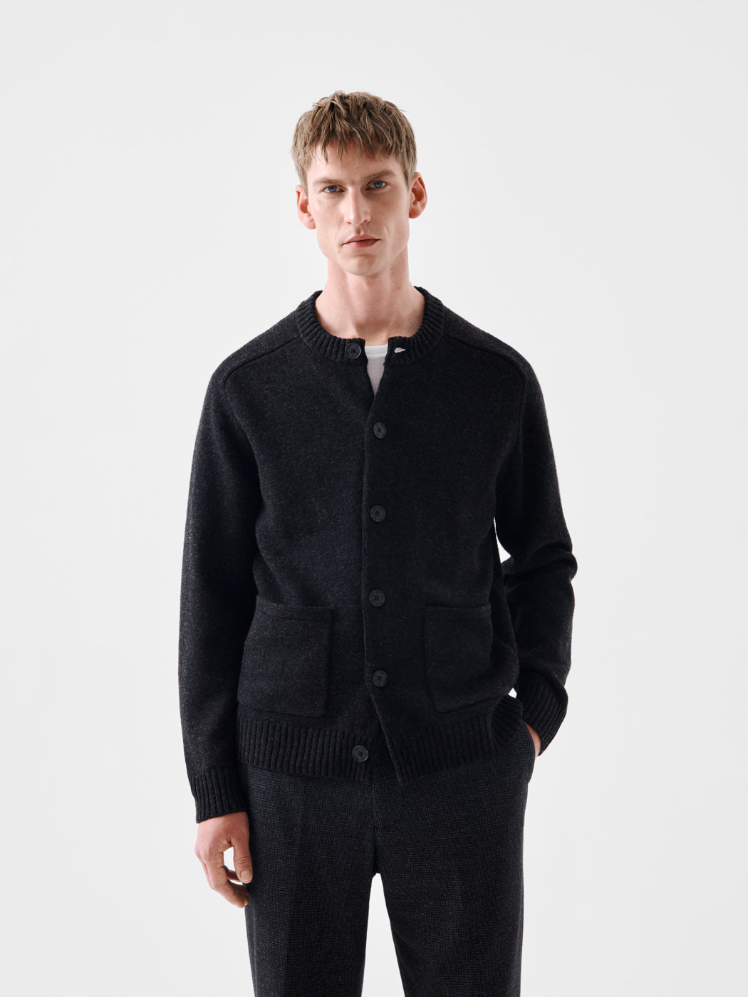 Cardigan boutonné col rond - L'atelier - DEVRED 1902