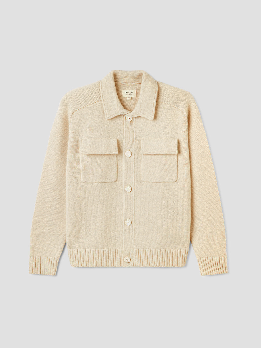 Cardigan jersey col chemise - L'atelier - DEVRED 1902