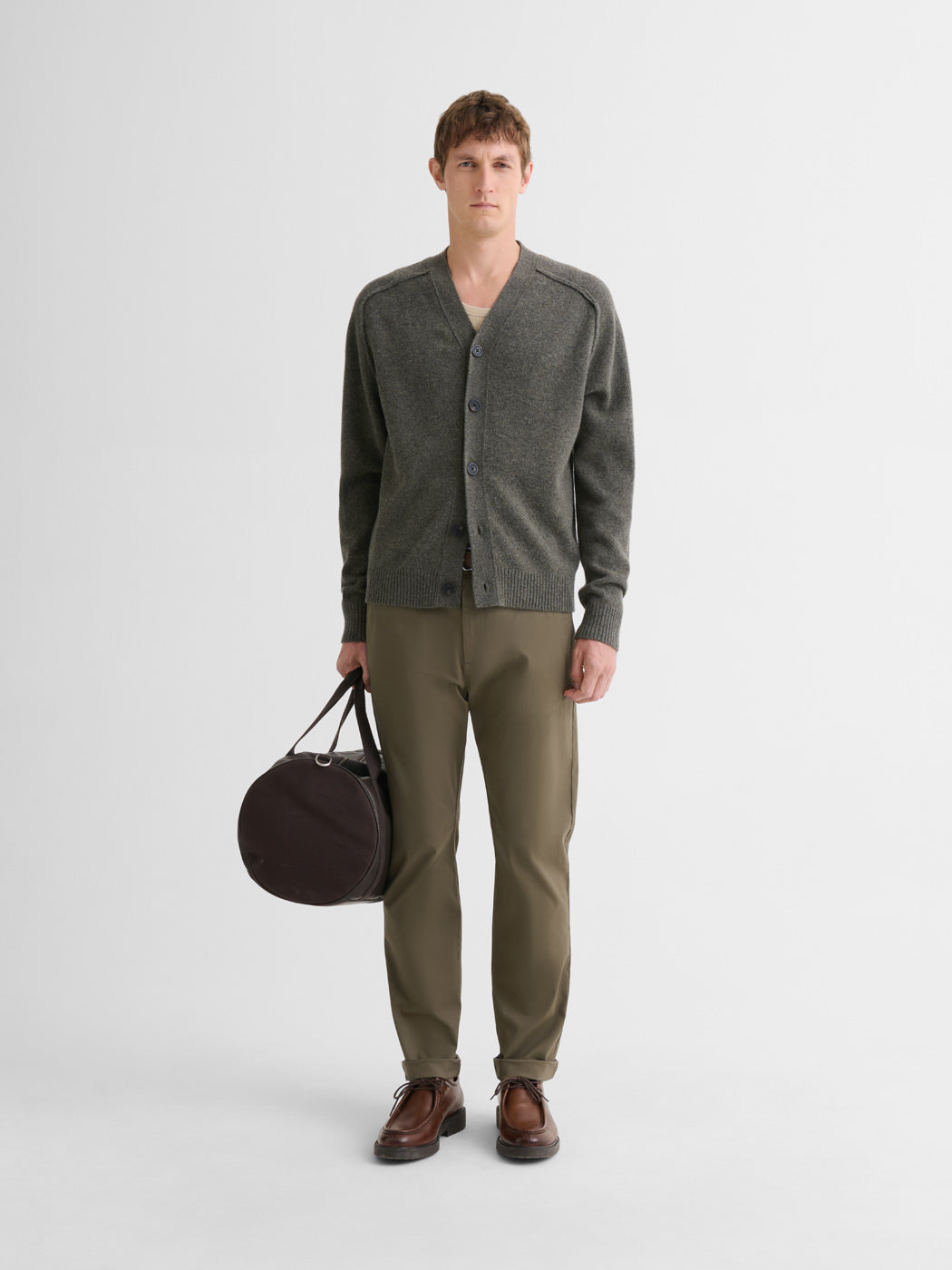 Cardigan boutonné en laine certifiée - DEVRED 1902