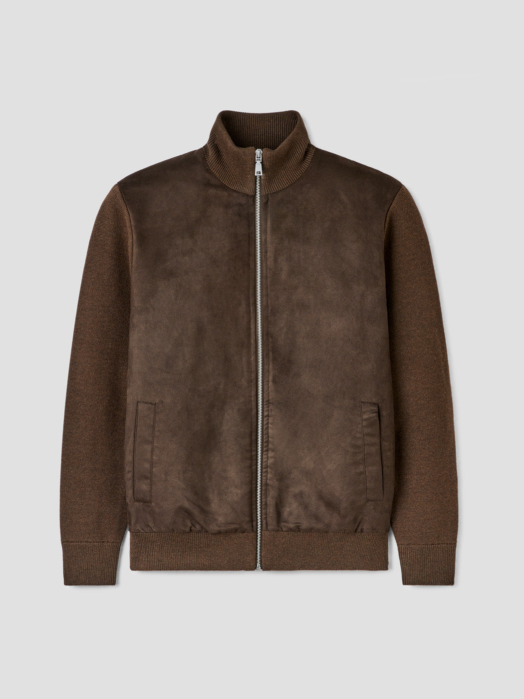Cardigan zippé  bi-matière - DEVRED 1902