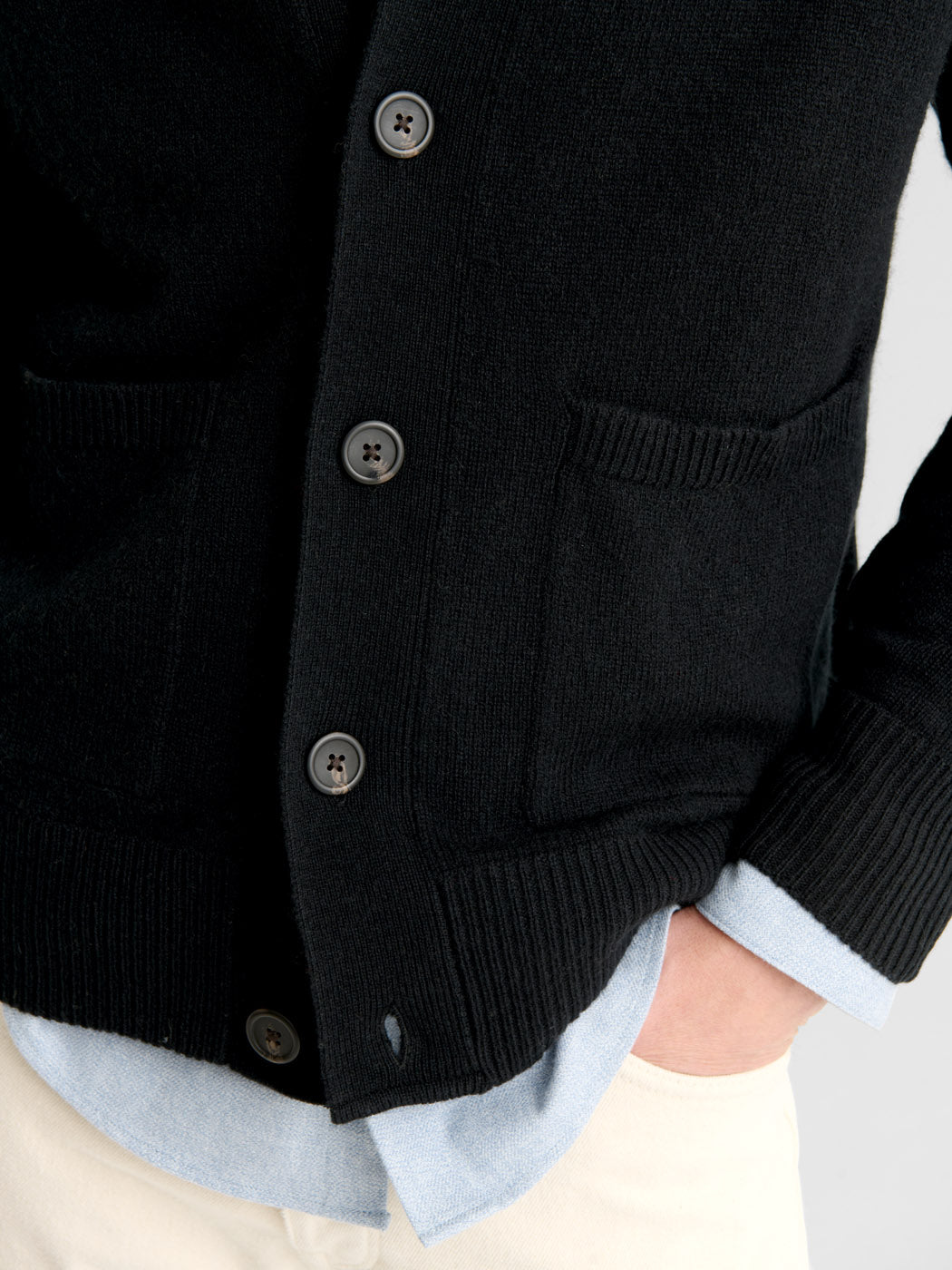 Cardigan boutonné en laine et cachemire - DEVRED 1902