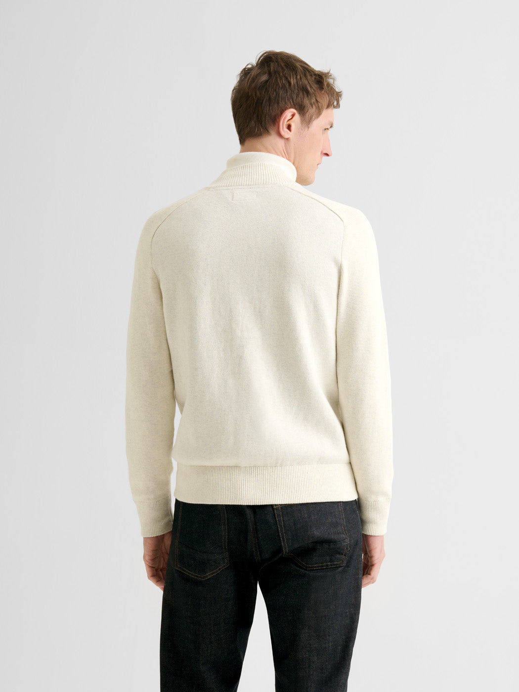 Cardigan zippé  en coton cachemire - DEVRED 1902