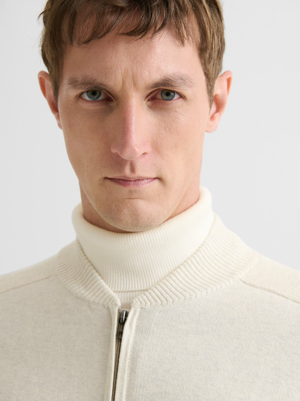 Cardigan zippé  en coton cachemire - DEVRED 1902