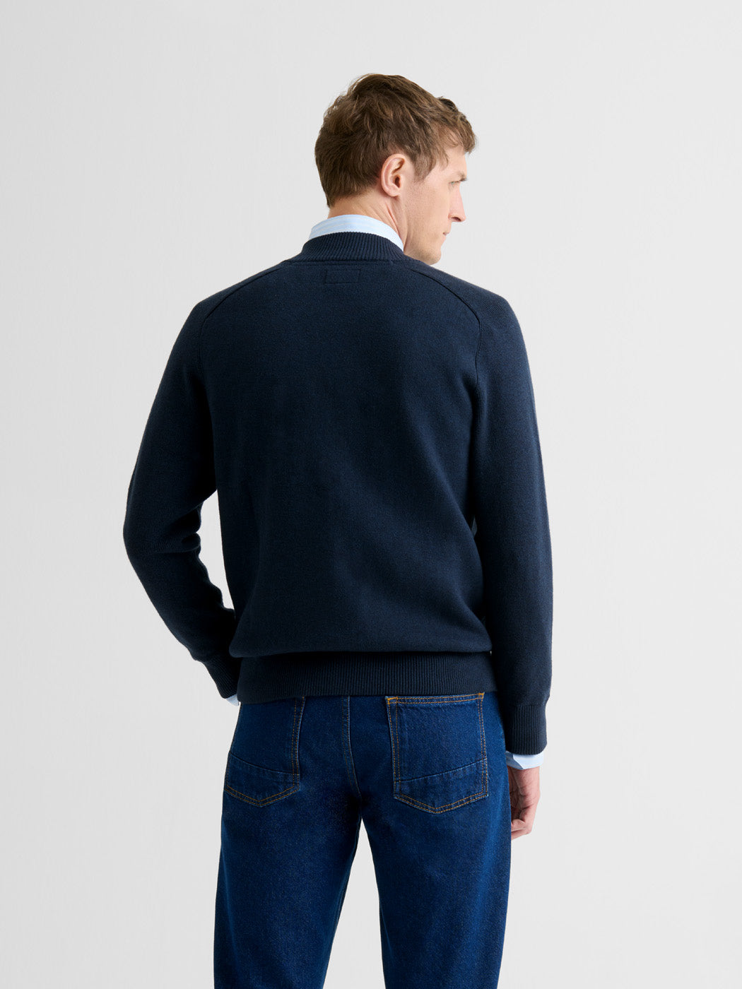 Cardigan zippé  en coton cachemire - DEVRED 1902