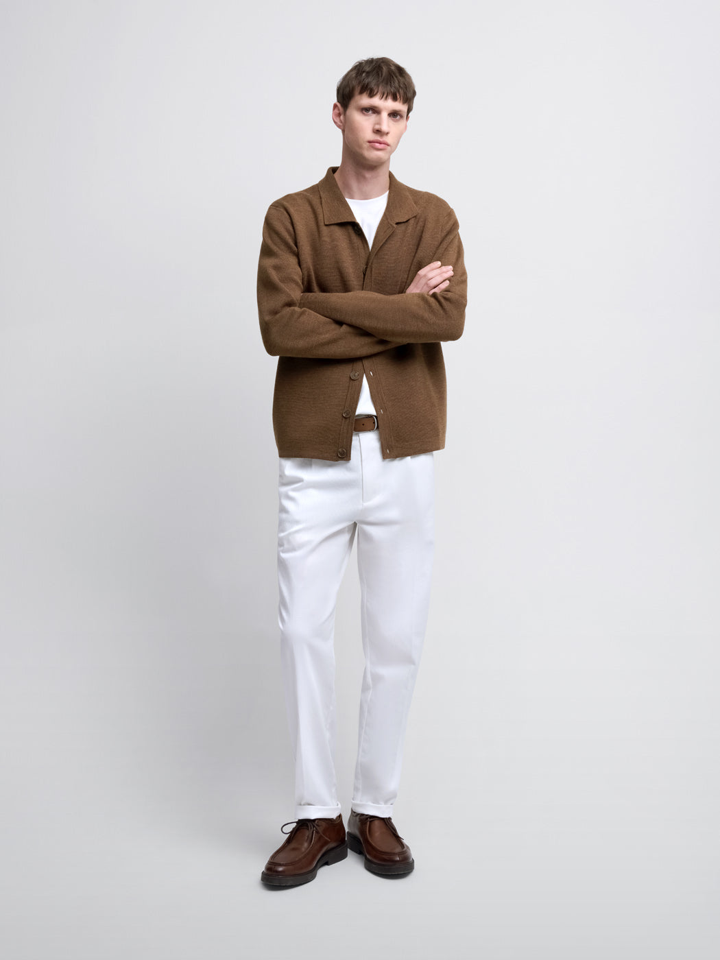 Cardigan boutonné col chemise - DEVRED 1902