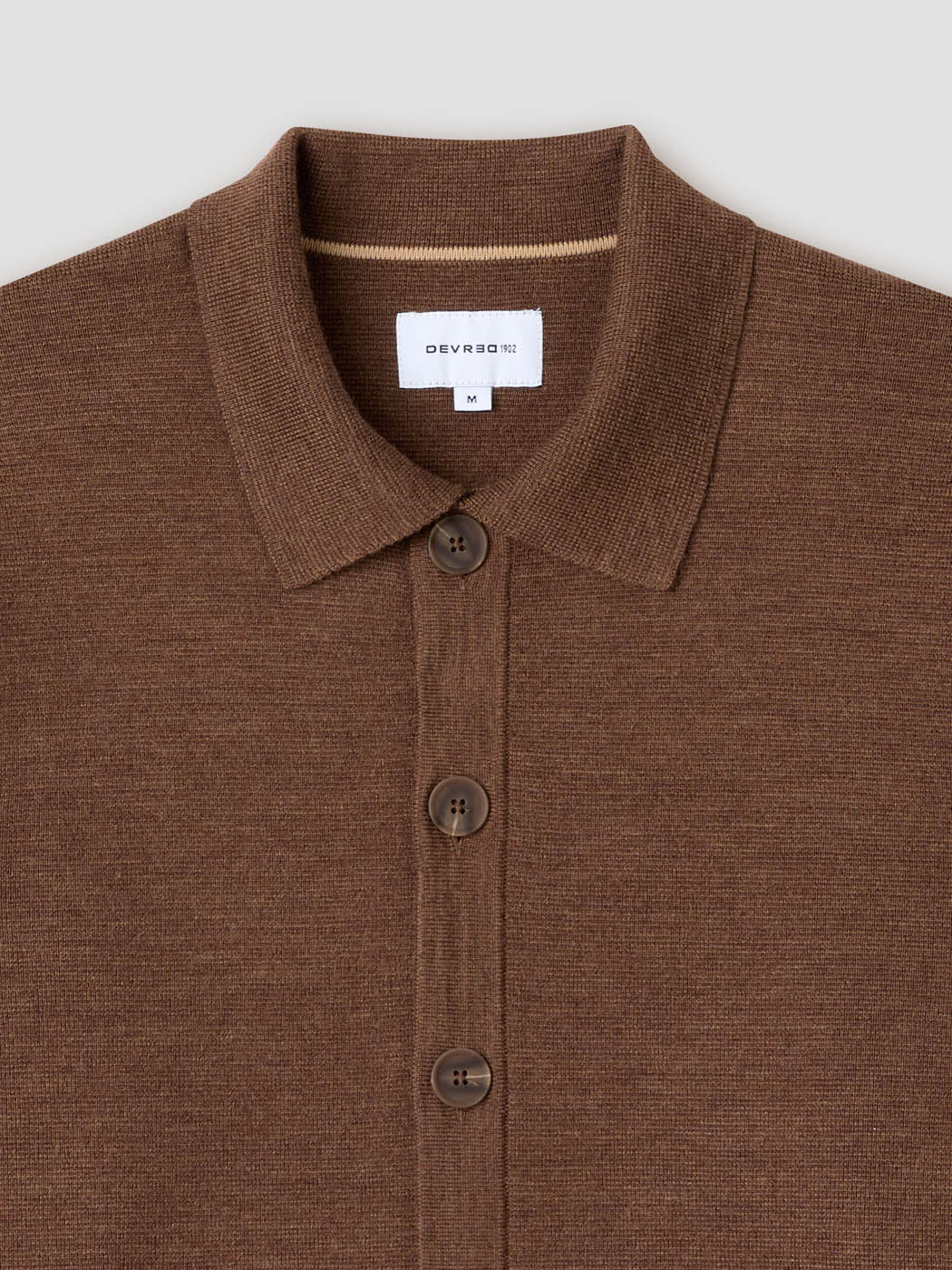 Cardigan boutonné col chemise - DEVRED 1902