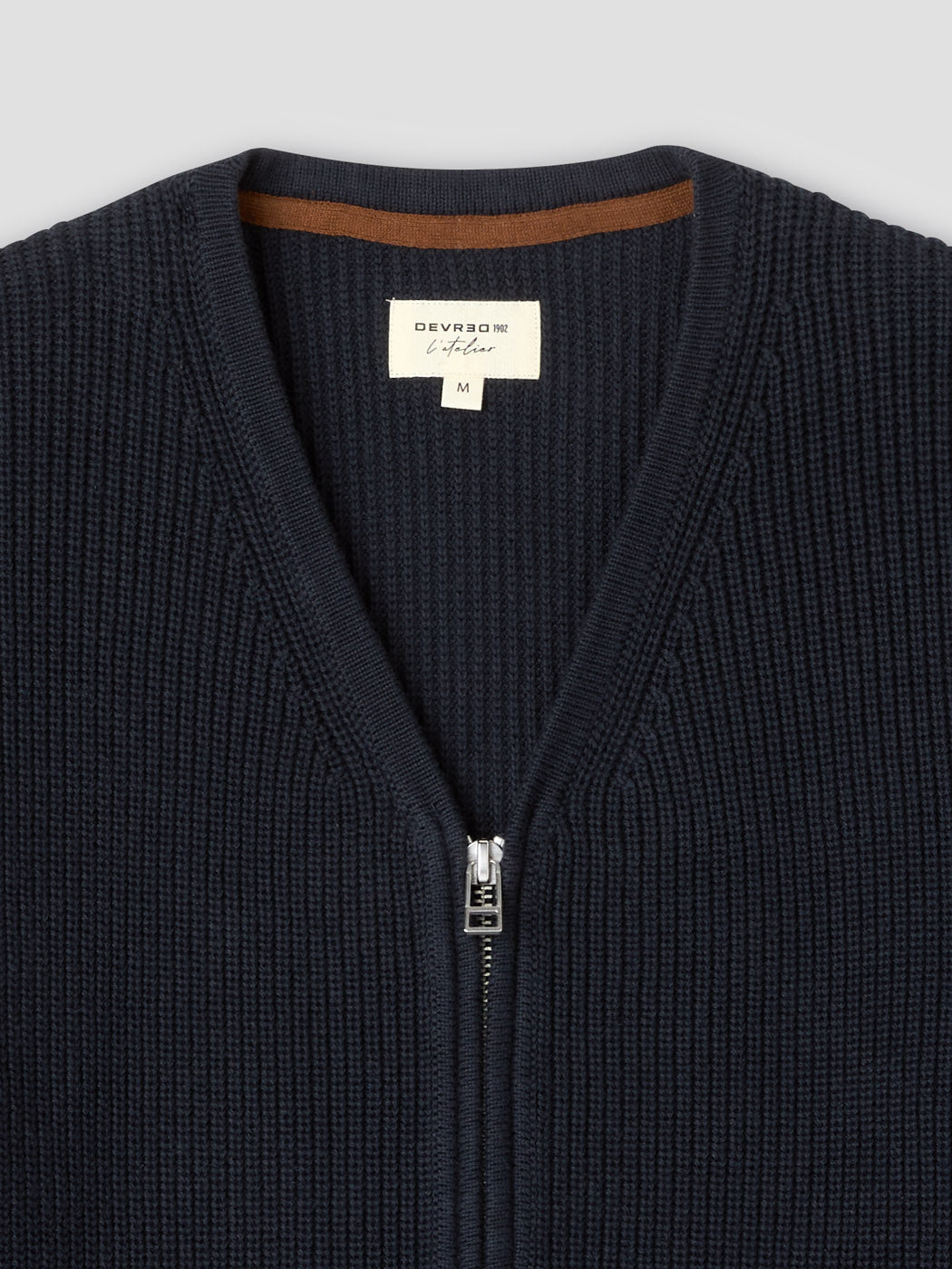 Cardigan zippé maille perlée - L'atelier - DEVRED 1902