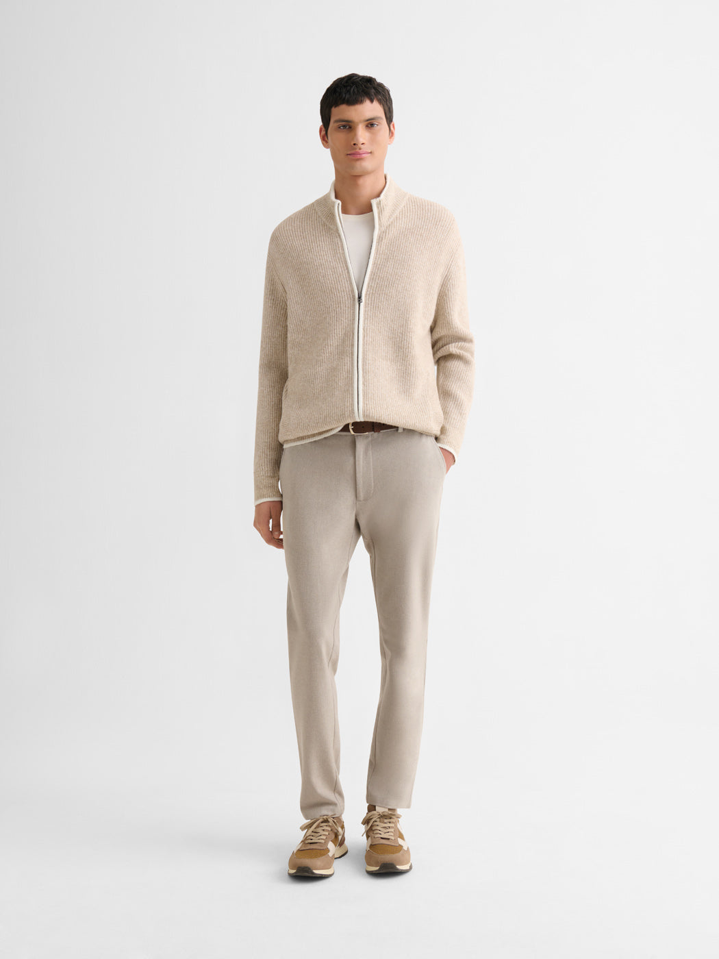 Cardigan zippé  bicolore - DEVRED 1902