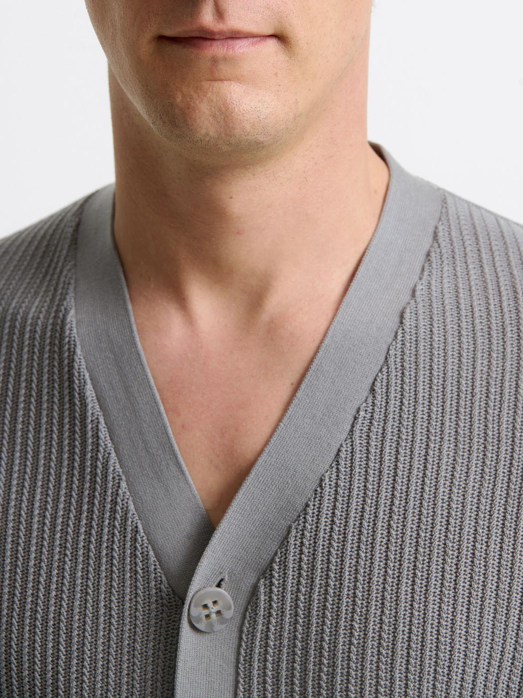 Cardigan boutonné en coton bio - DEVRED 1902