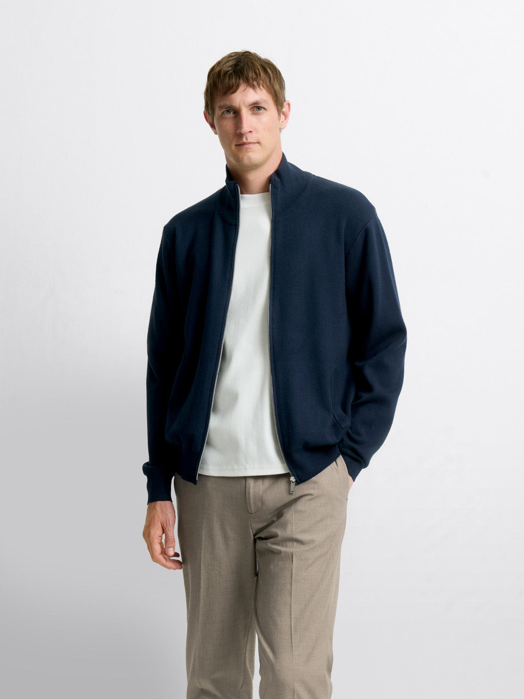 Cardigan col montant zippé - DEVRED 1902