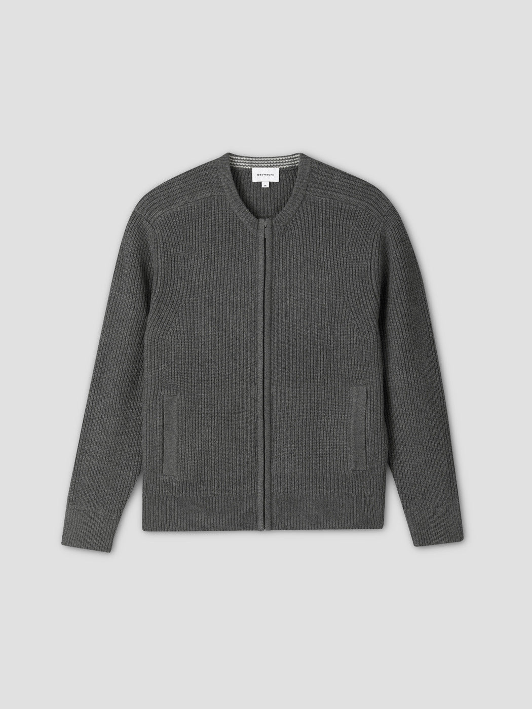 Cardigan col rond zippé en maille perlée - DEVRED 1902