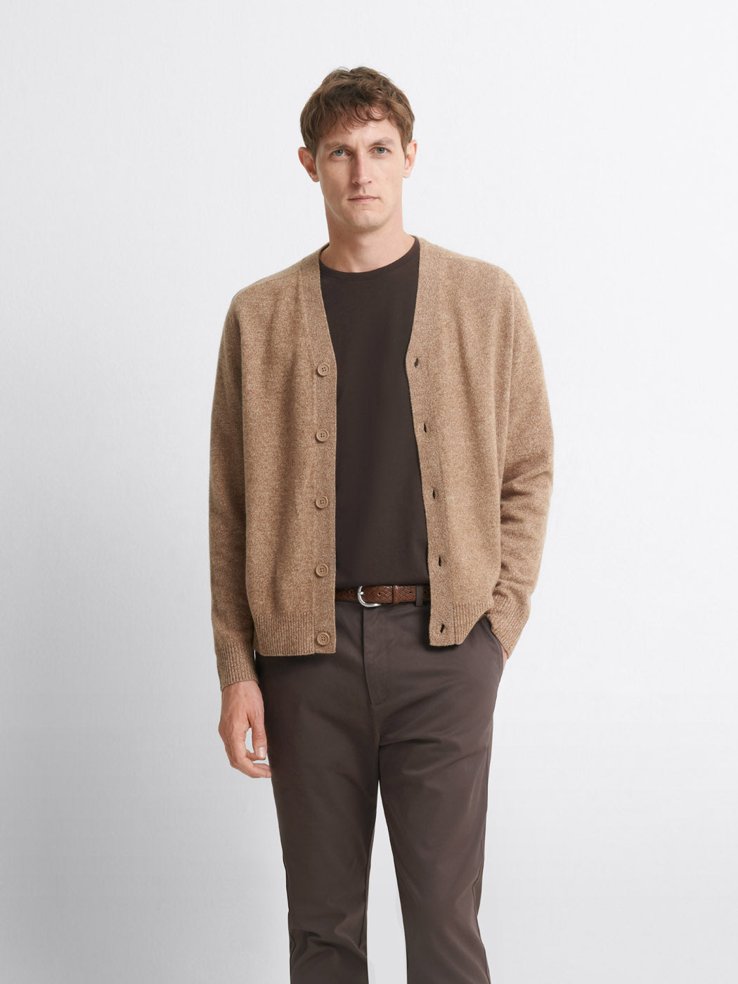Cardigan boutonné en laine-cachemire - DEVRED 1902