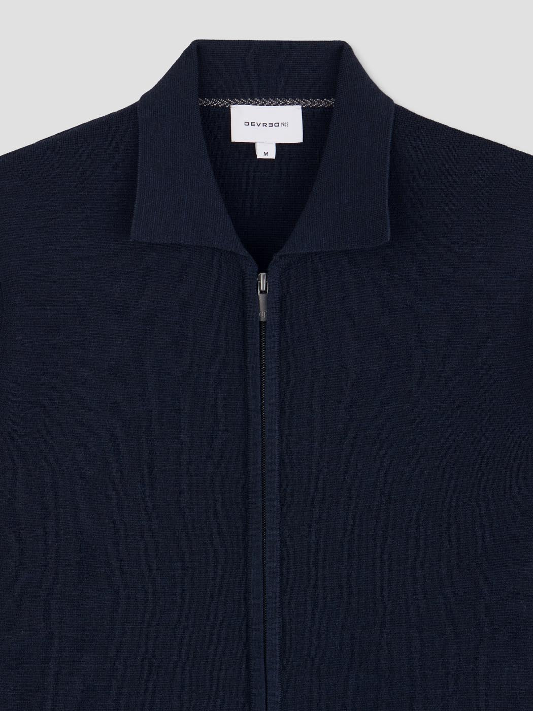 Cardigan zippé en laine Mérinos - DEVRED 1902
