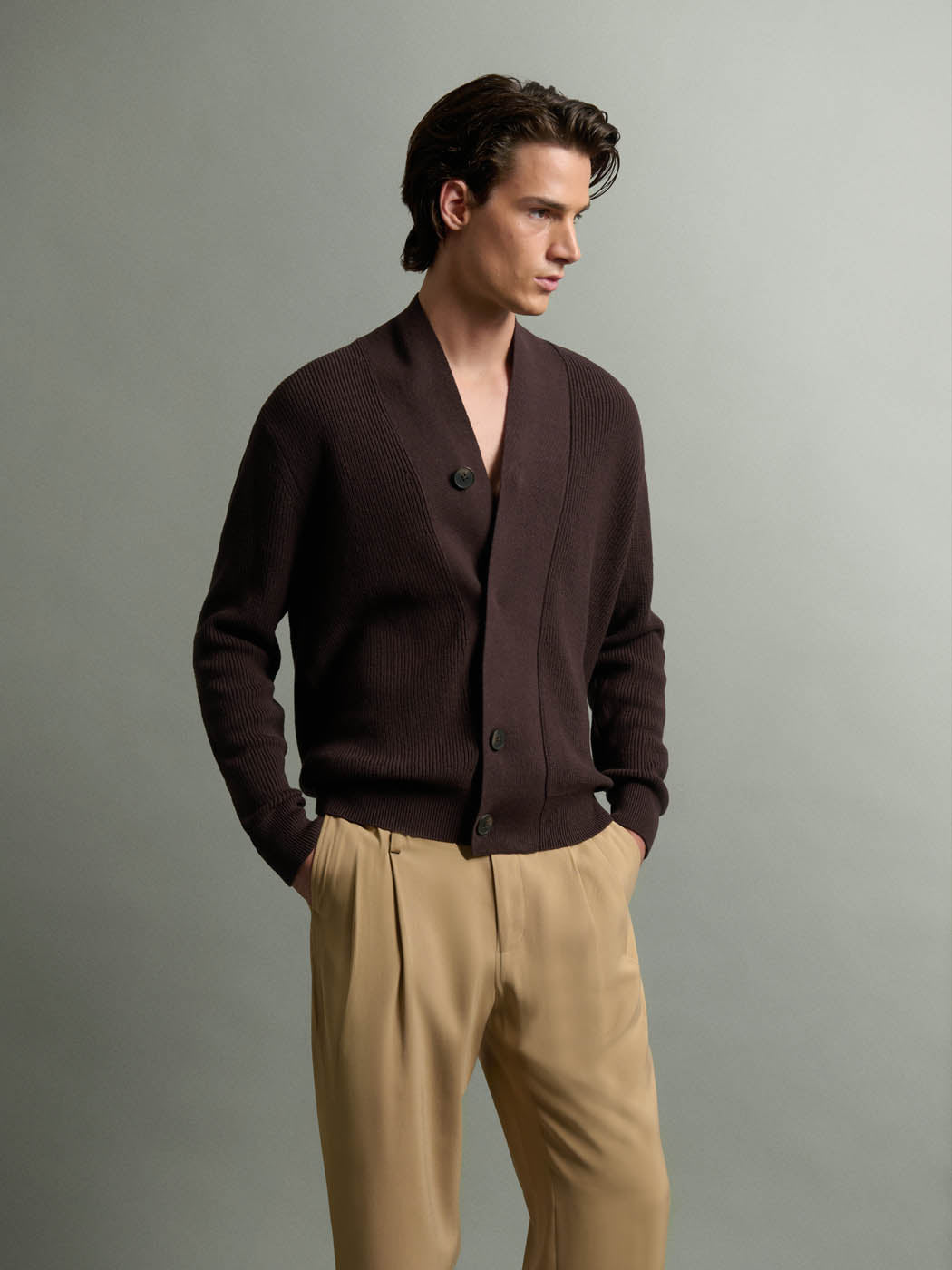 Cardigan en coton-laine - DEVRED 1902