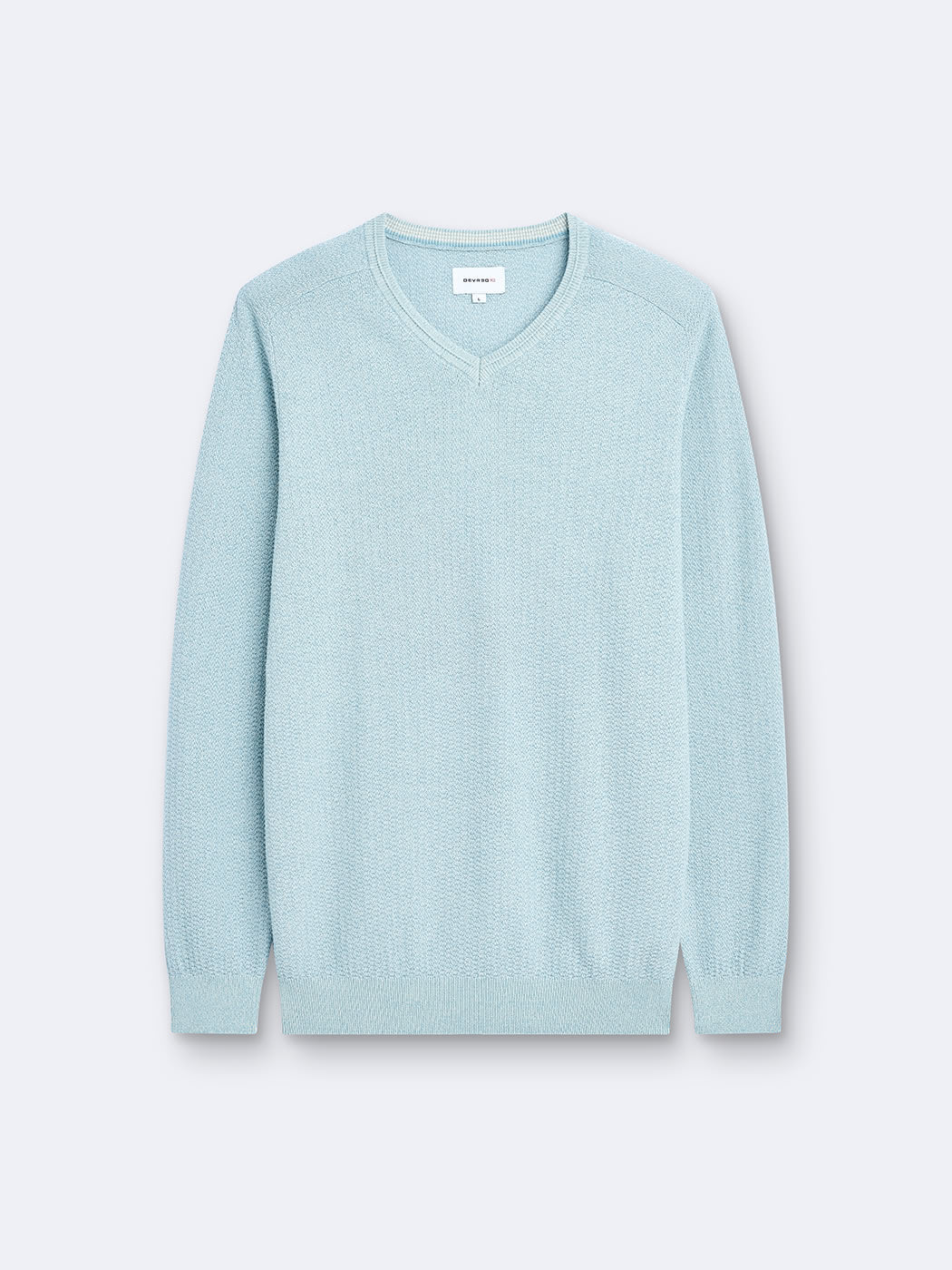 Pull col V en coton - DEVRED 1902