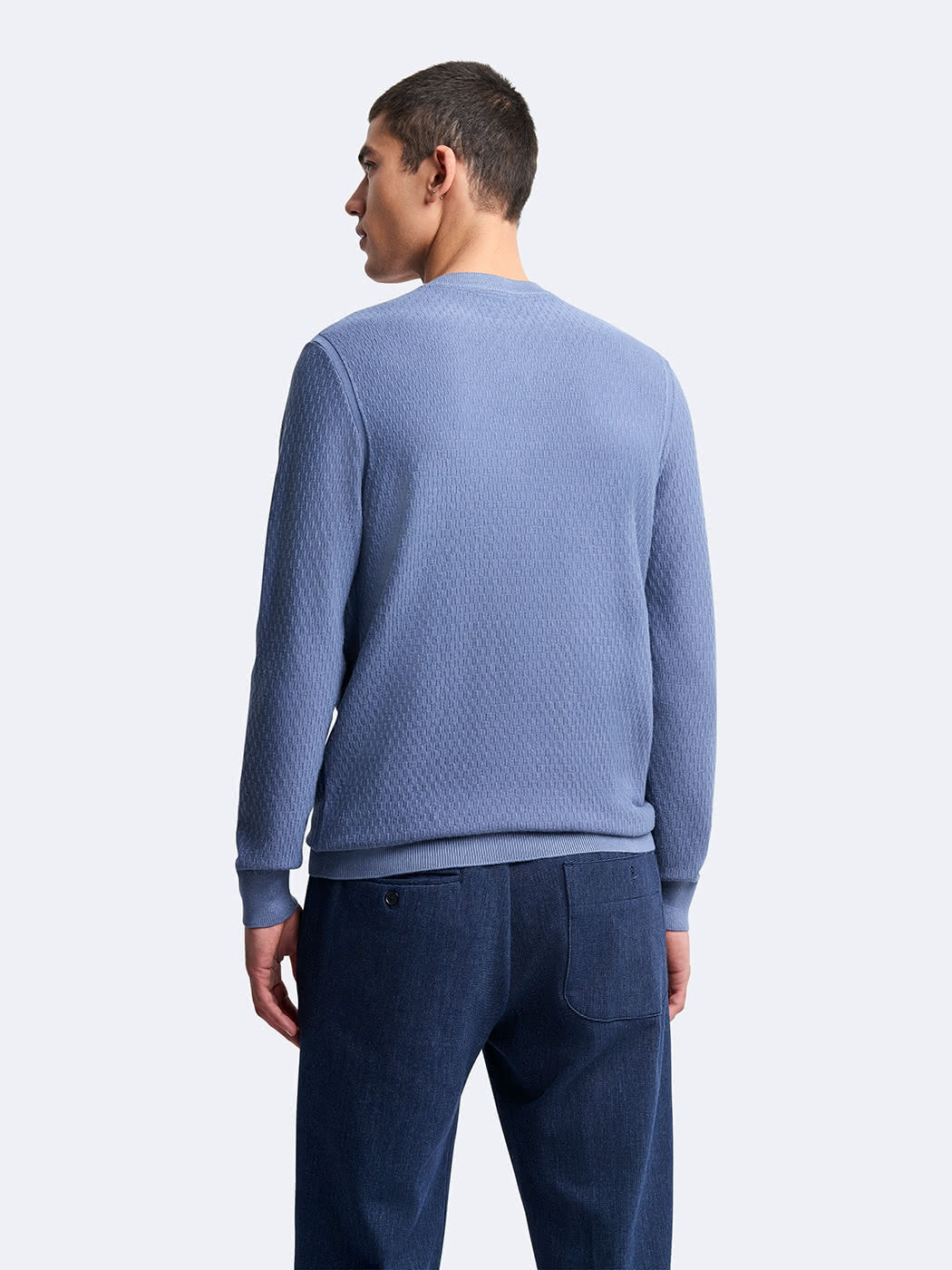 Pull col V en viscose certifiée - DEVRED 1902