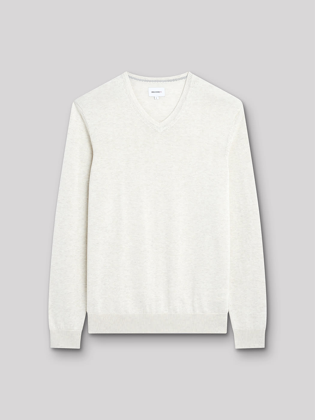 Pull col V en coton bio - DEVRED 1902