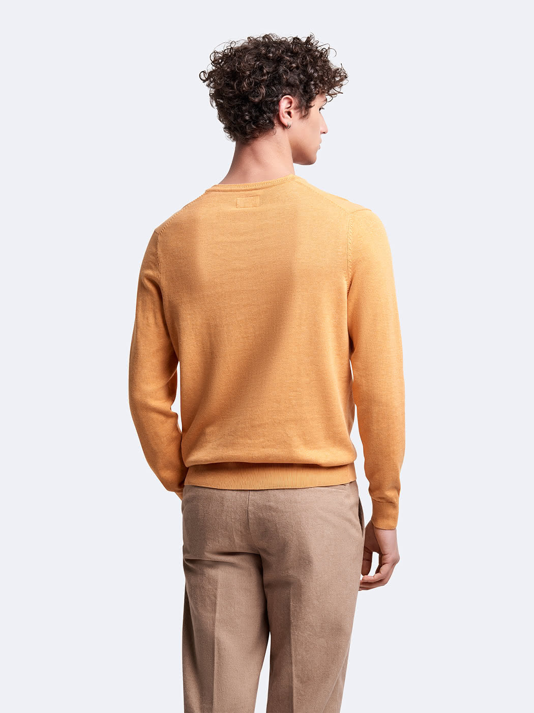 Pull col V en coton bio - DEVRED 1902
