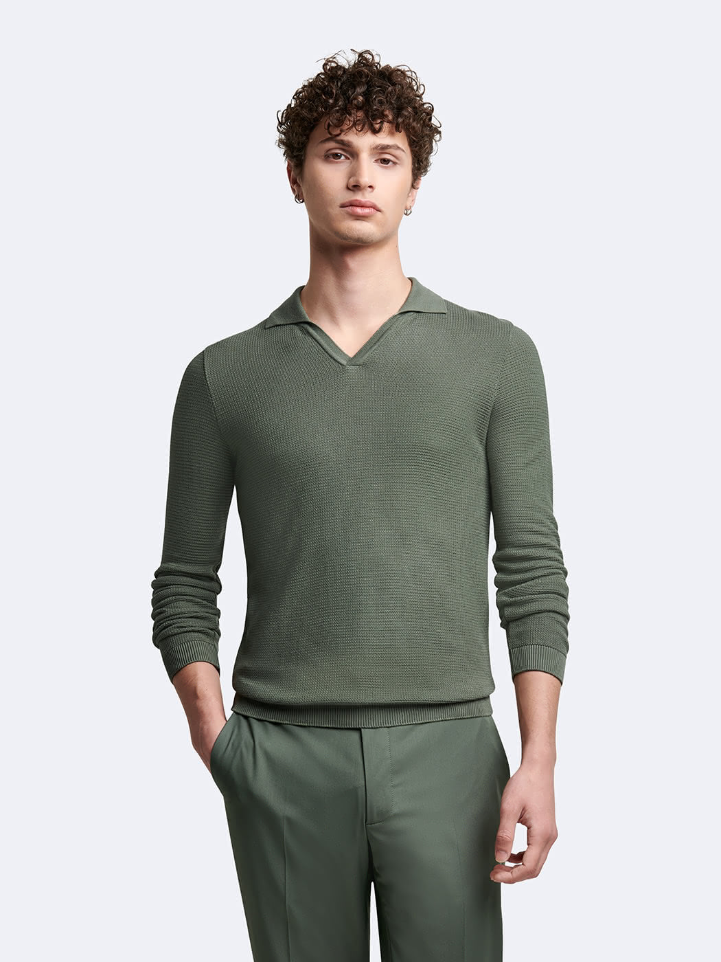 Pull col polo en v - DEVRED 1902