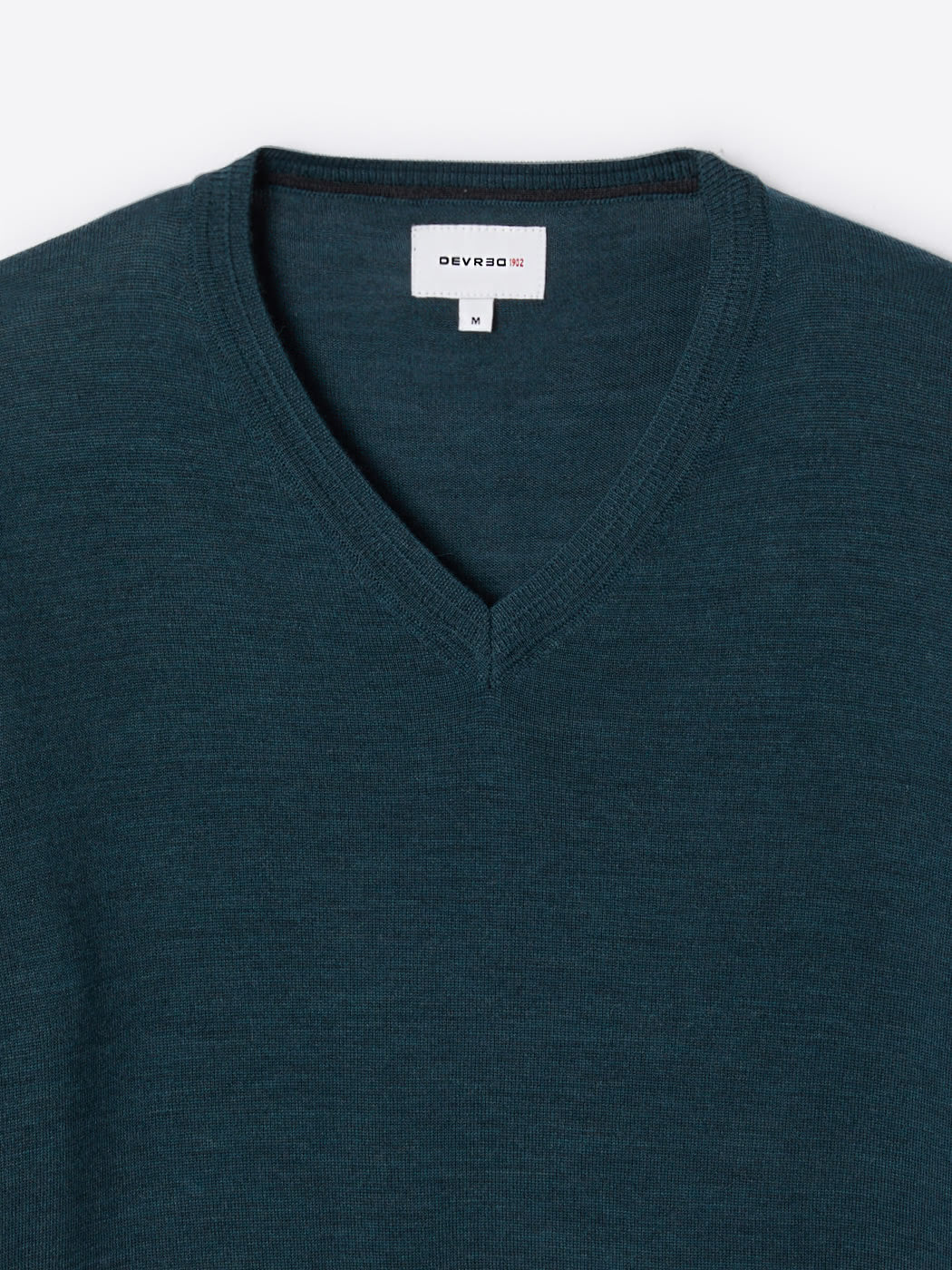 Pull col v 100% laine mérinos - DEVRED 1902