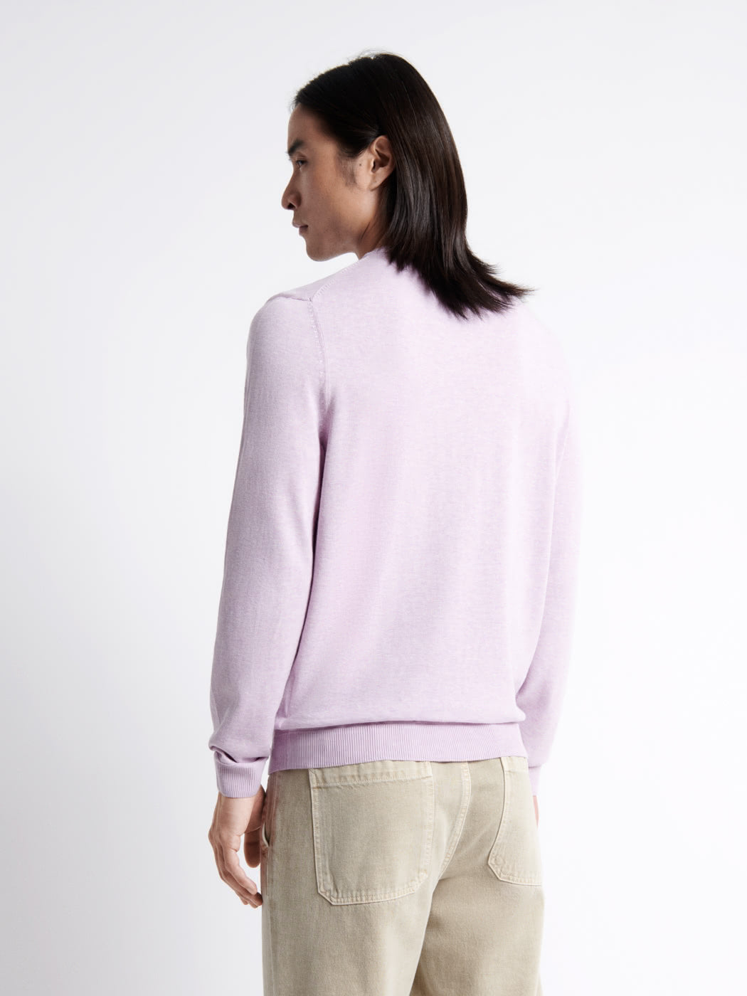 Pull col v en 100% coton bio - DEVRED 1902