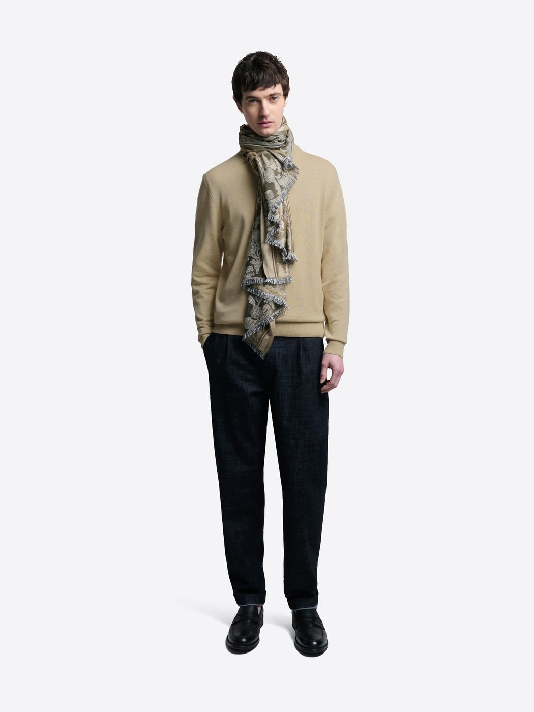 Pull col V en coton bio - DEVRED 1902