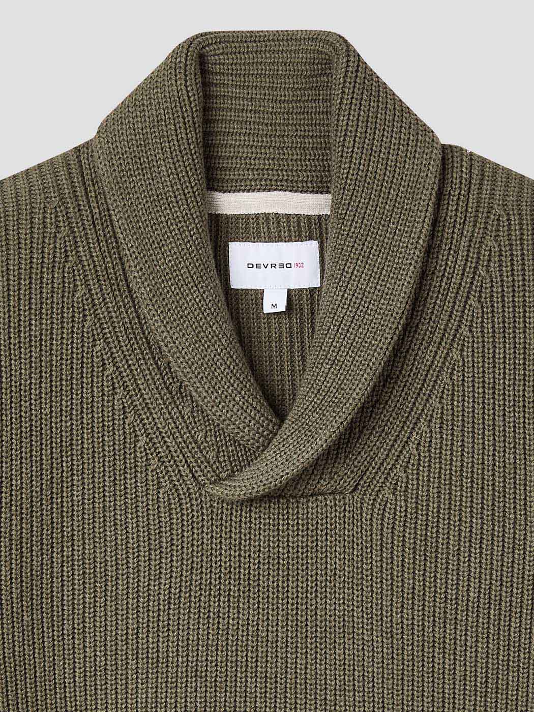 Pull col châle en coton cachemire - DEVRED 1902