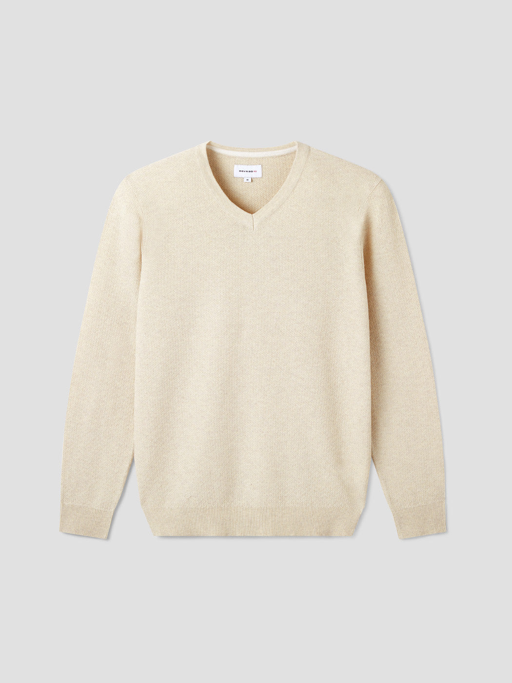 Pull col V en coton bio - DEVRED 1902