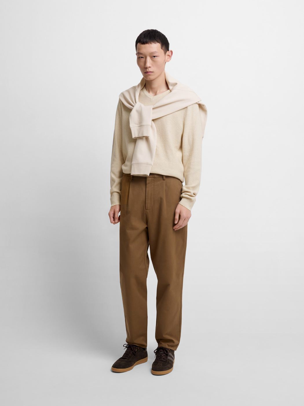 Pull col V en coton bio - DEVRED 1902