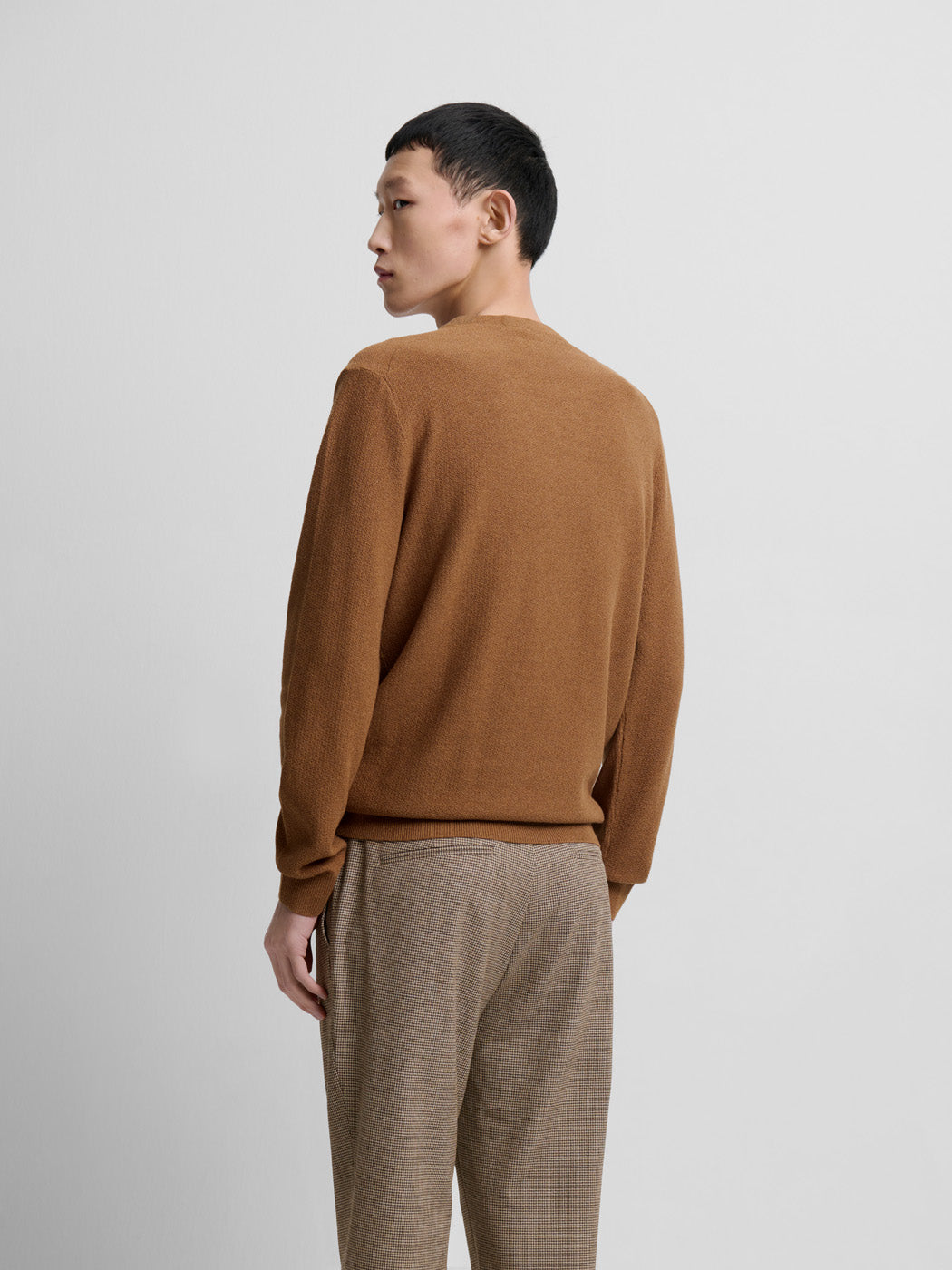 Pull col V en coton bio - DEVRED 1902