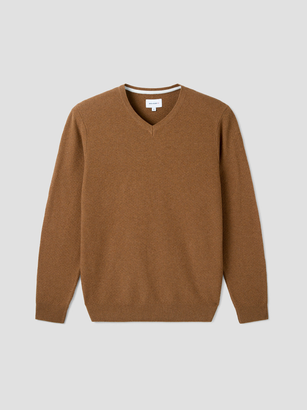 Pull col V en coton bio - DEVRED 1902