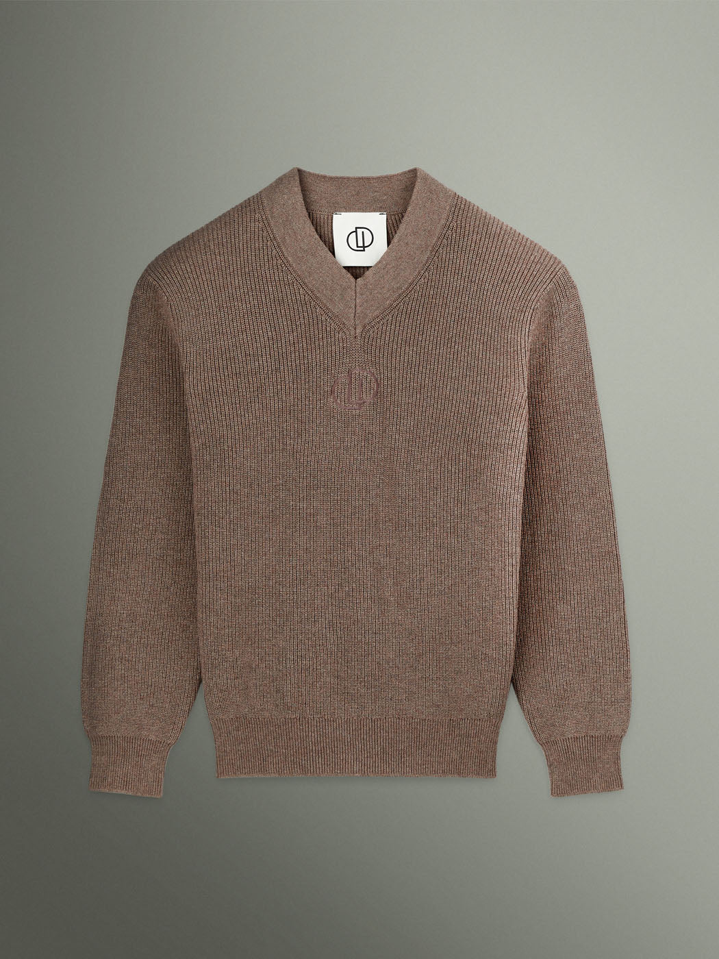 Pull col V en maille perlée - DEVRED 1902