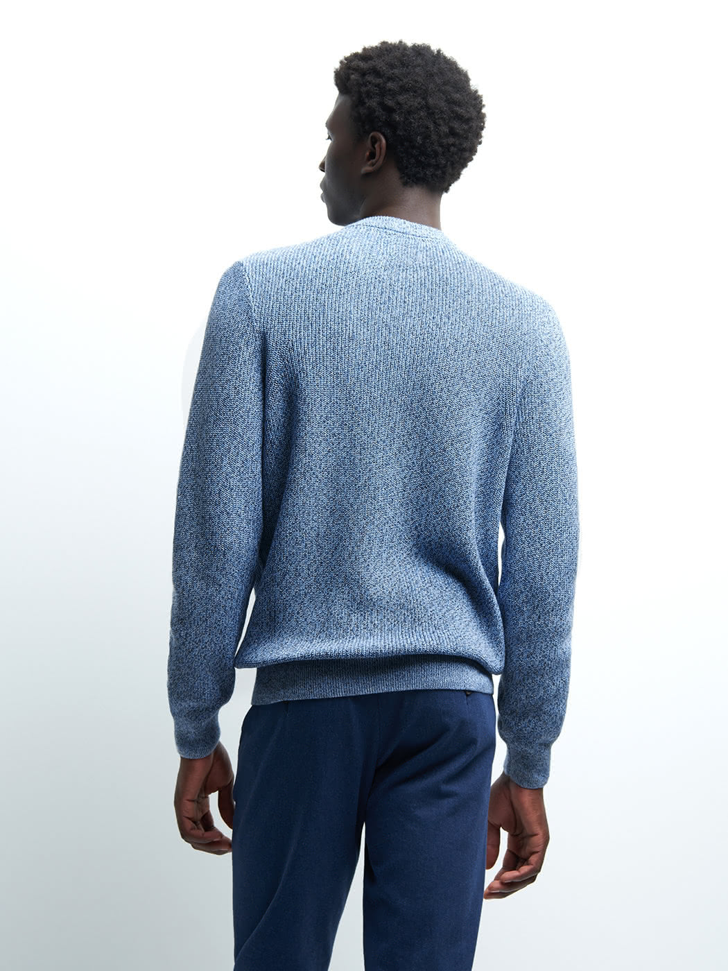 Pull col rond en coton - DEVRED 1902