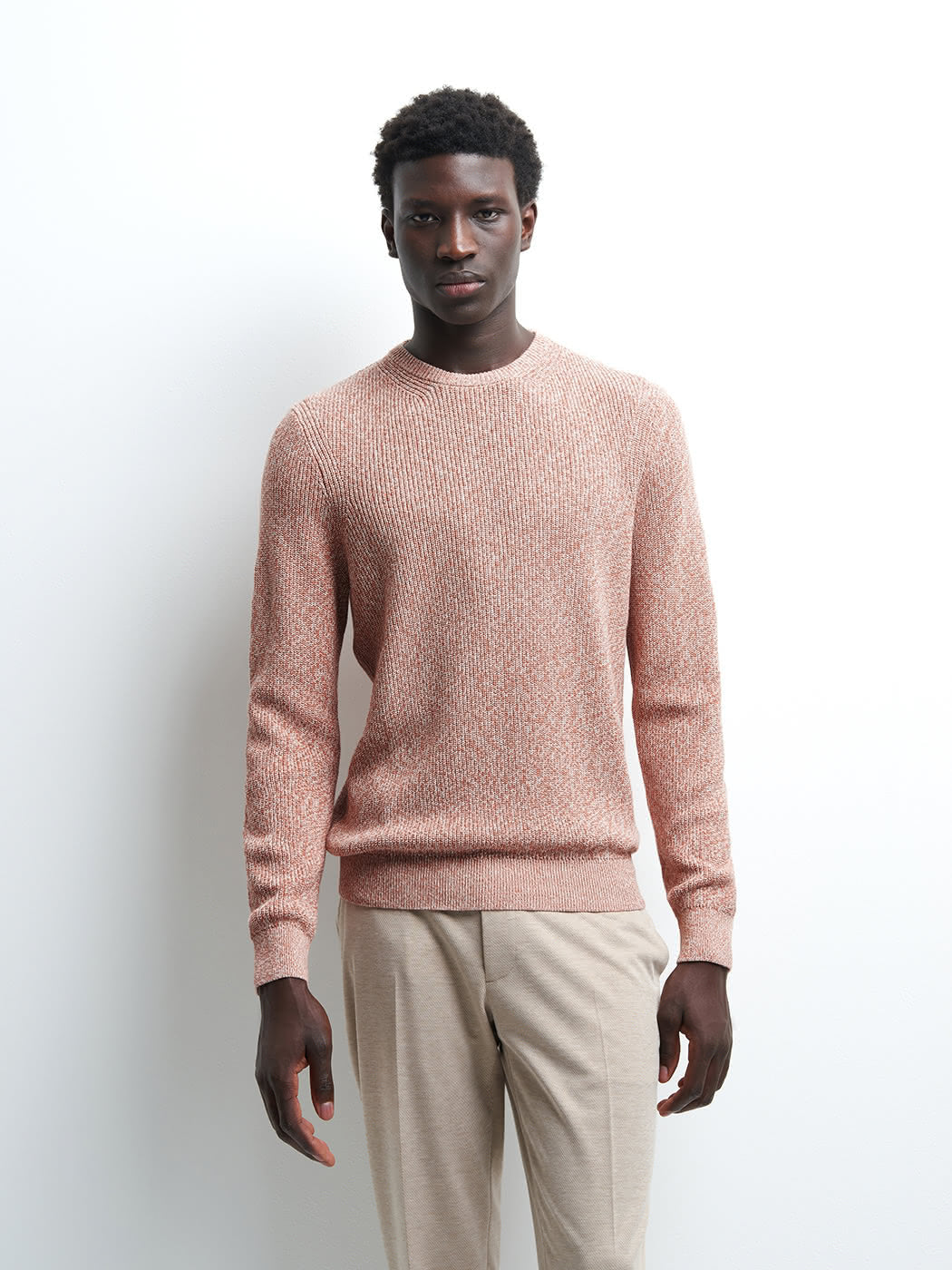 Pull col rond en coton - DEVRED 1902