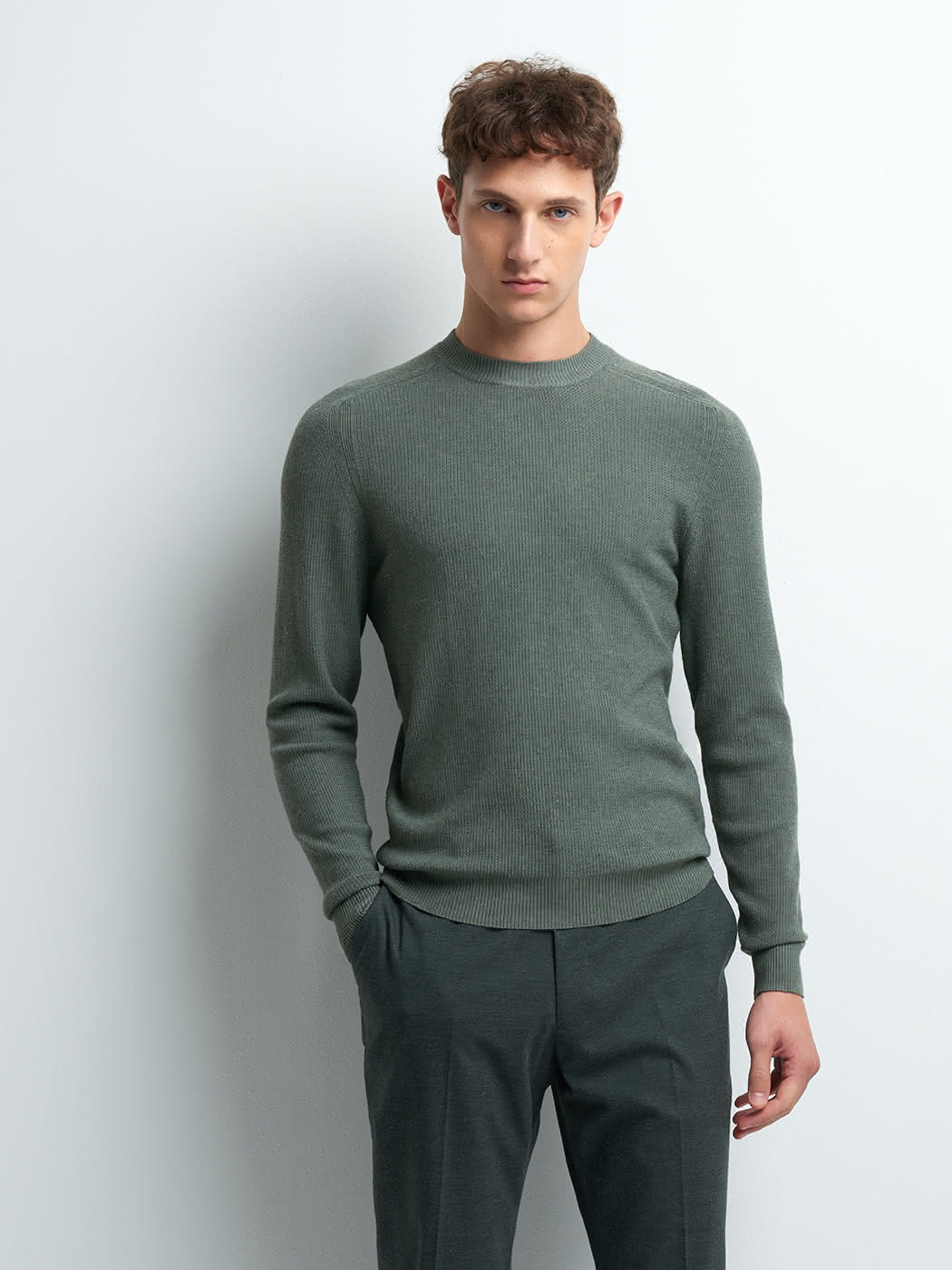 Pull col rond en viscose certifiée - DEVRED 1902