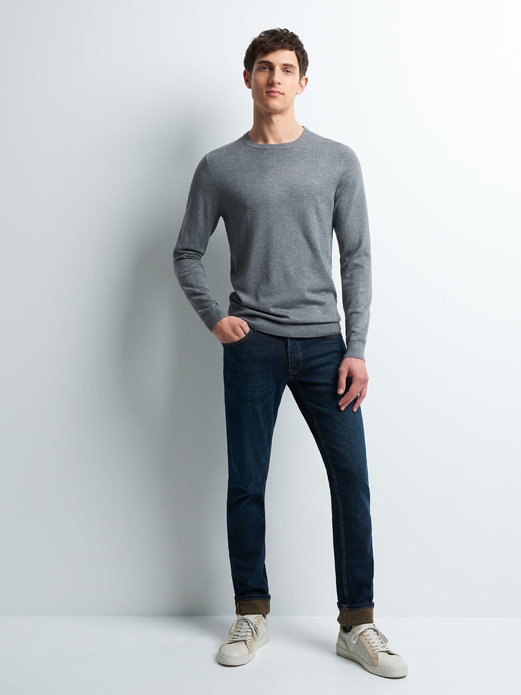 Pull col rond en viscose certifiée - DEVRED 1902