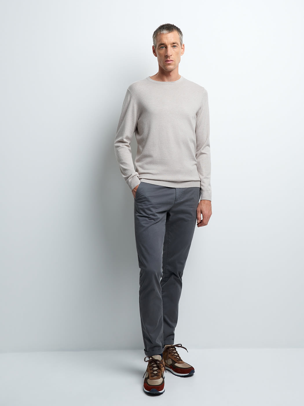 Pull col rond en viscose certifiée - DEVRED 1902