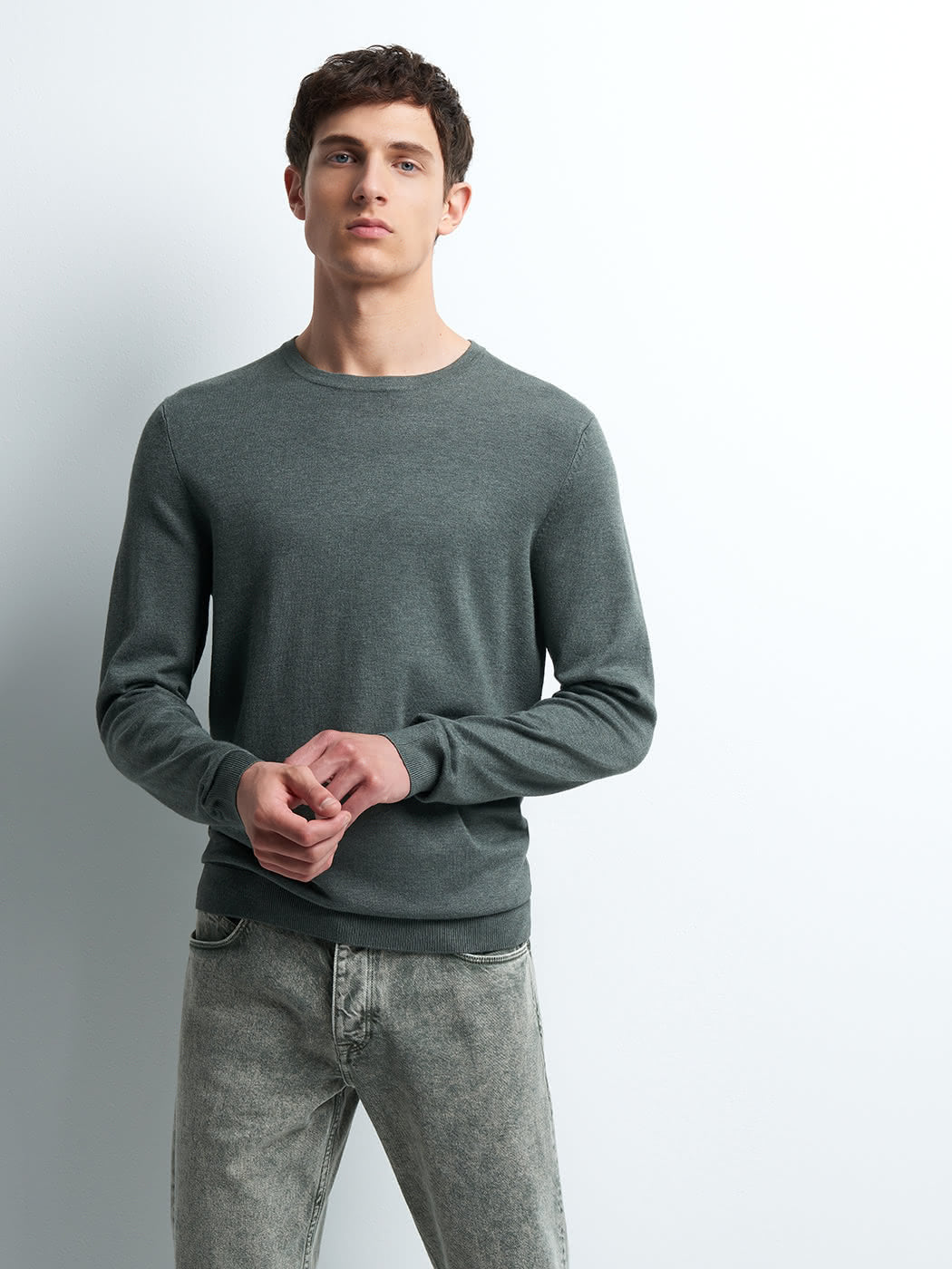 Pull col rond en viscose certifiée - DEVRED 1902