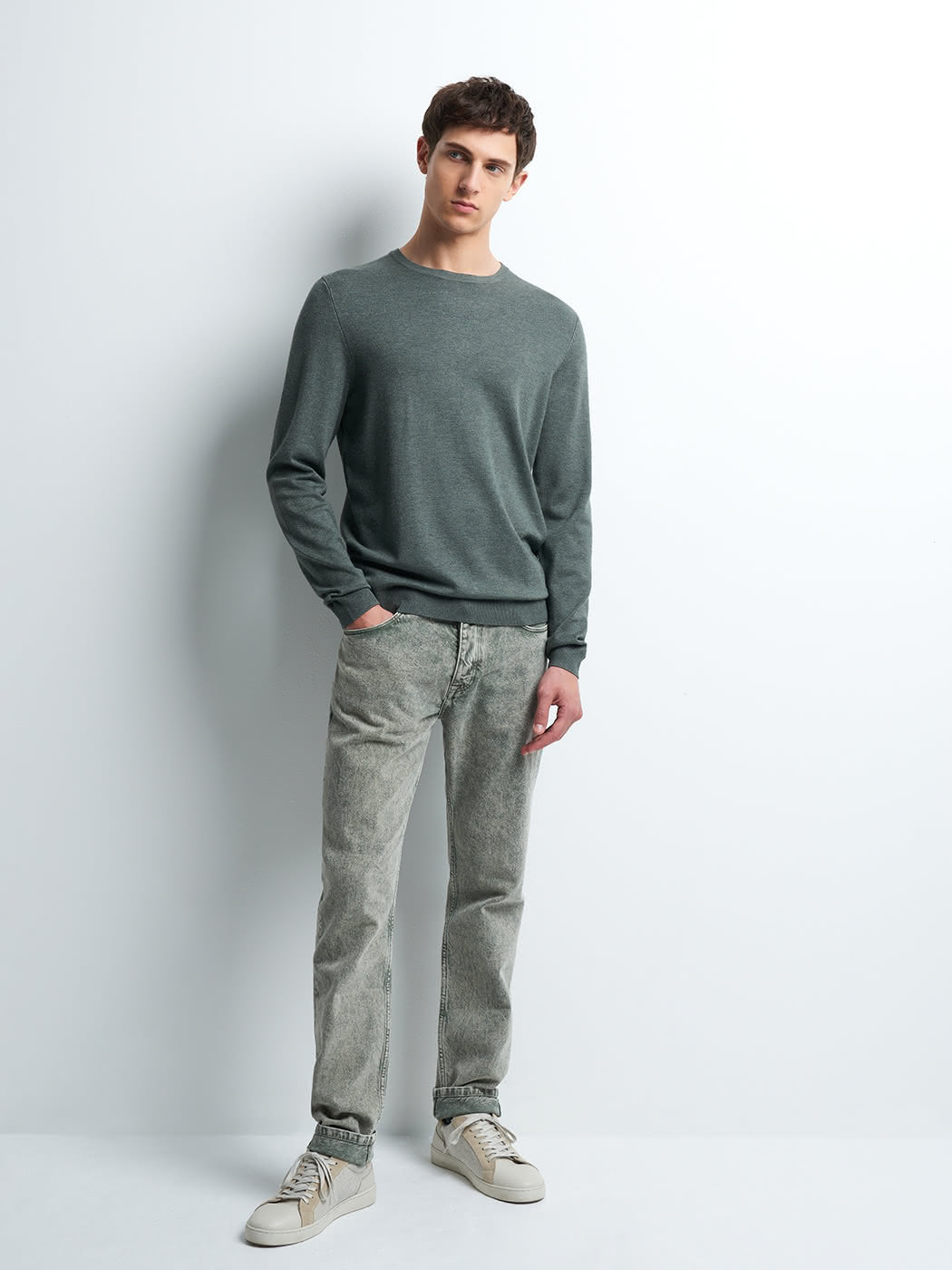 Pull col rond en viscose certifiée - DEVRED 1902