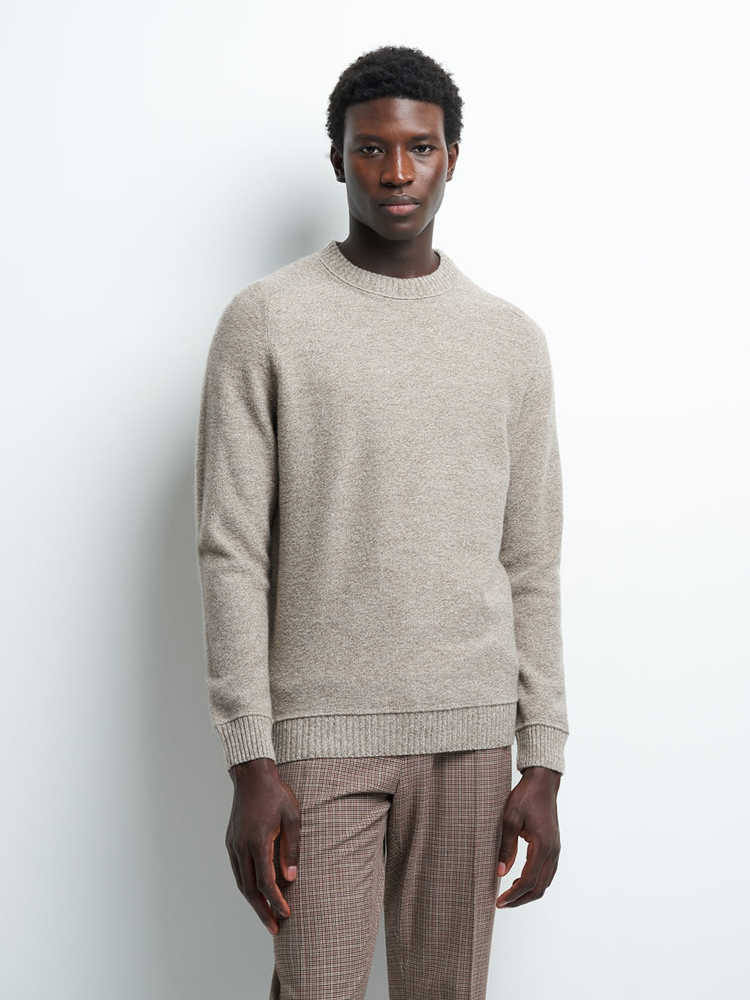 Pull col rond en laine d'agneau - DEVRED 1902