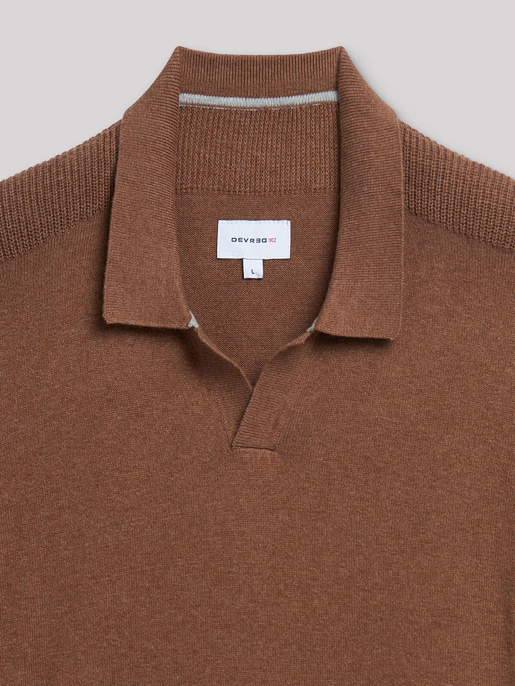 Pull col derby en coton cachemire - DEVRED 1902