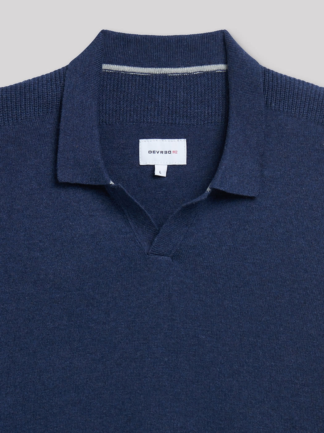 Pull col derby en coton cachemire - DEVRED 1902