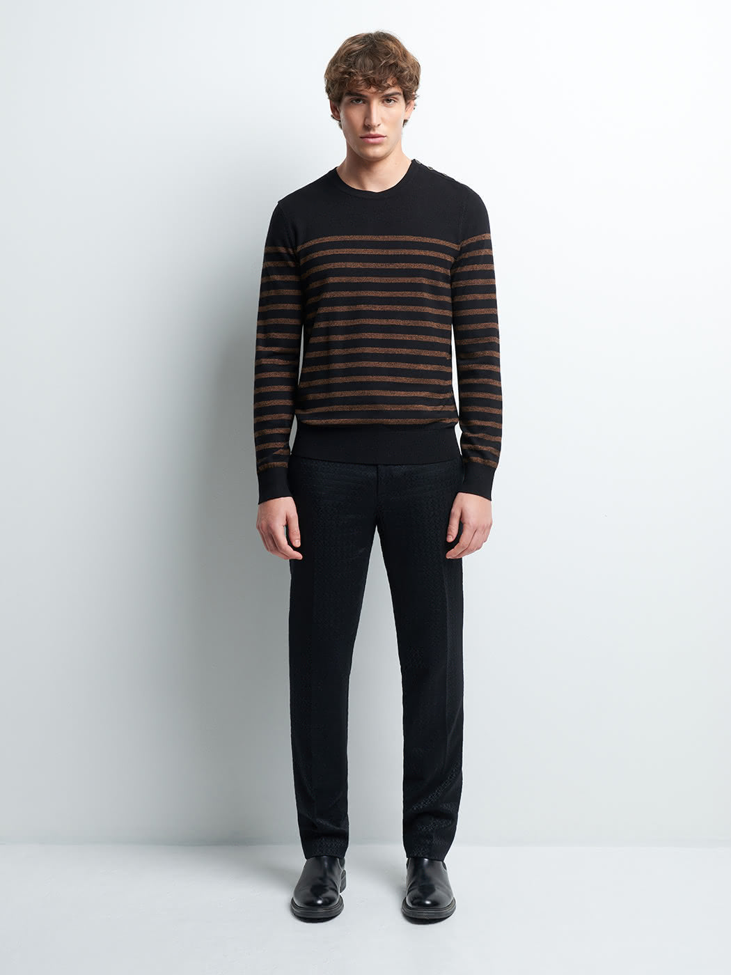 Pull marinière col rond - DEVRED 1902