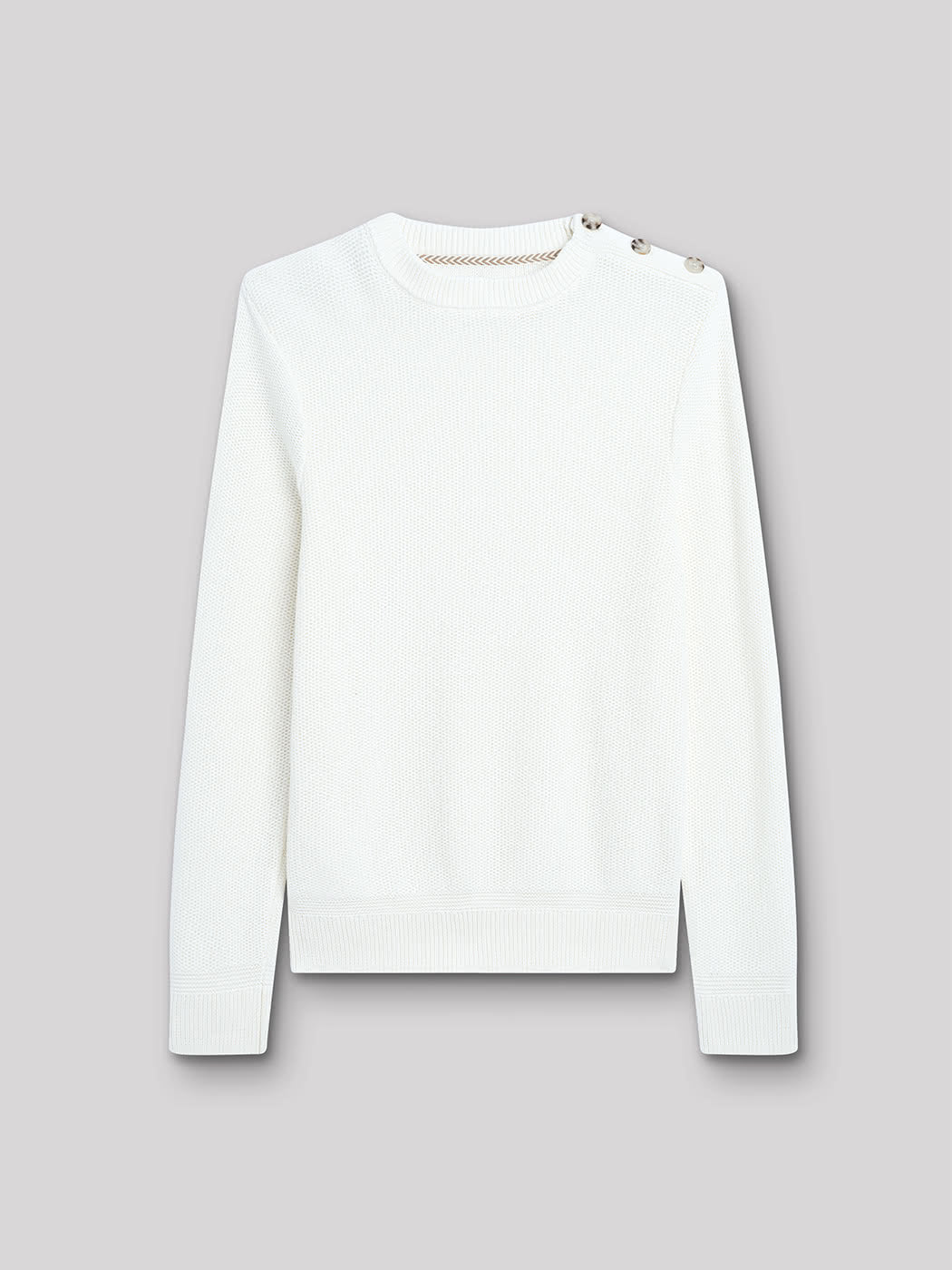 Pull col rond en coton - DEVRED 1902