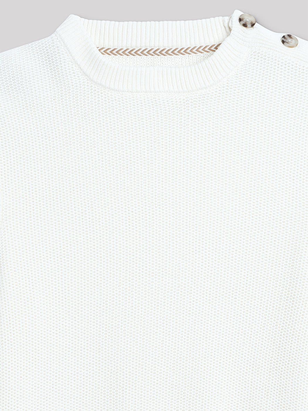 Pull col rond en coton - DEVRED 1902
